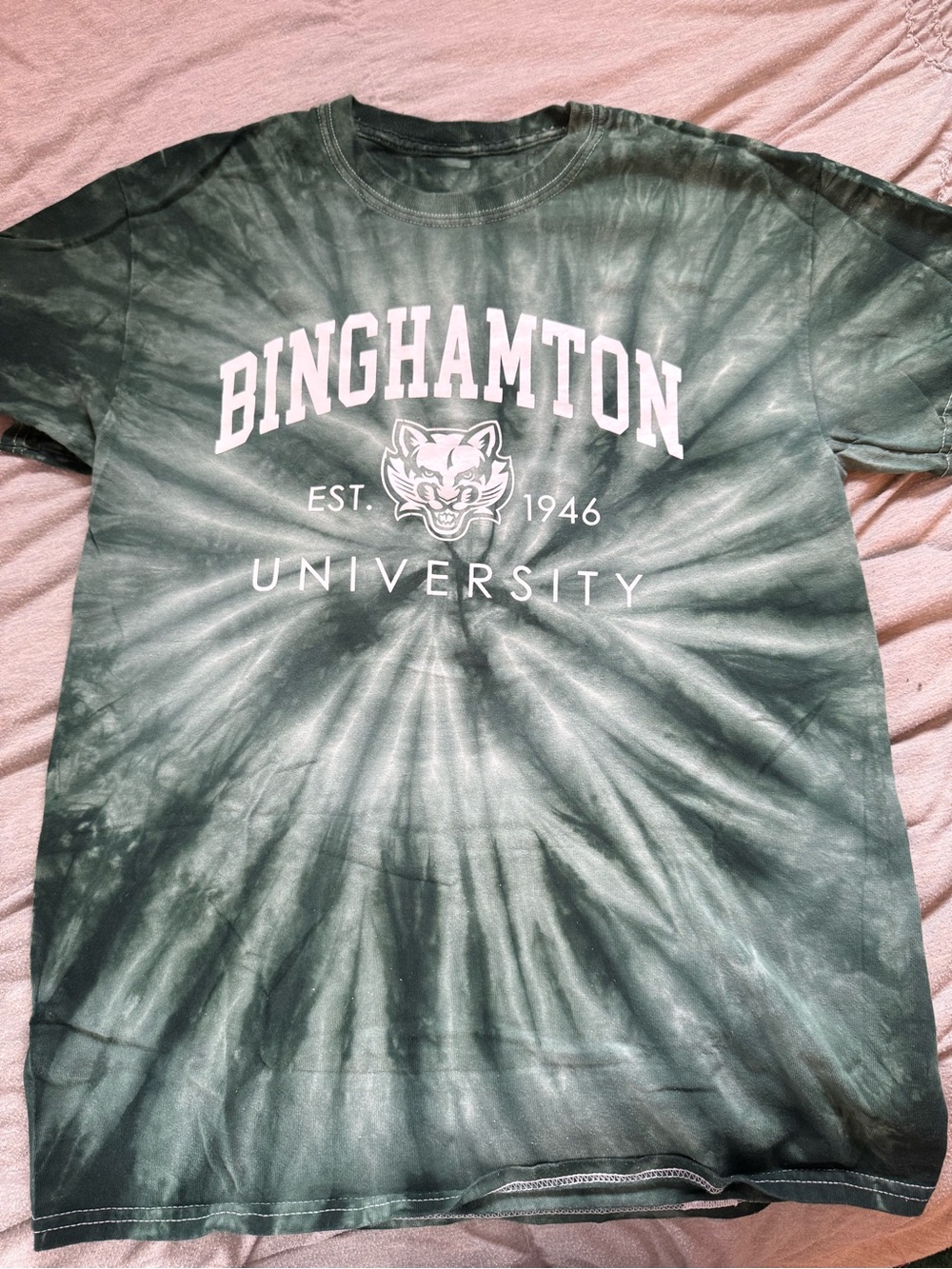 Binghamton Green Tie-Dye Tee